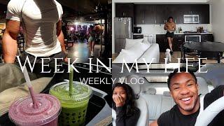 weekly vlog | day in my life + arm workout + video shoot + groceries