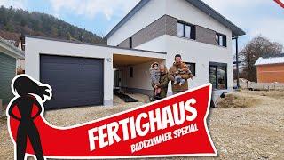 Fertighaus von regionaler Zimmerei mit Badezimmer-Special | Home Tour | Hausbau Helden