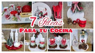 MANUALIDADES DE NAVIDAD PARA LA COCINA // 7 DIY MUY FACILES ECONOMICOS Y ELEGANTES