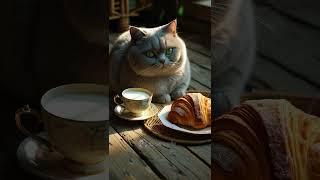 Cozy Cat's Morning Routine Will Change Your DAY! #cat #cute #fatcatbeats