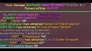 Legendary Dragon pet drop(Hypixel Skyblock)