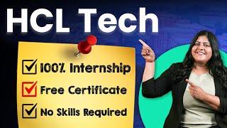 HCL Tech’s FREE Internship Offer! ⏳ Don’t Miss Out! | College Vidya