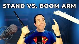 Microphone Stand vs  Microphone Boom Arm (Best For Home Setup!)