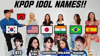 Korean Was Shocked by KPOP IDOL Pronounciation Around The World!! (BTS,BlackPink,Treasure,Ghost9)