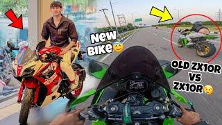 Crazy Race B/w Old Zx10r vs New Zx10r|| New Bike soon|| Zx10r Ka tyre blast ho gaya