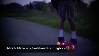 How to ride vinyl Sharky Skateboards, 10 different colors with light up wheels @ www.easypeople.