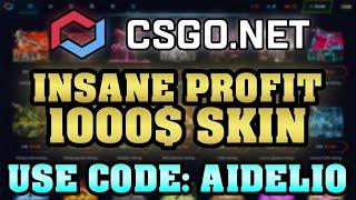 CSGO.NET Promo Code 2025  CASE OPENING WENT CRAZY  Best CSGONet Code "AIDELIO" + Free Bonus