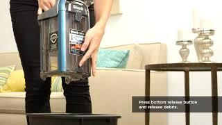 Shark® APEX™ DuoClean® – How do I empty the dust cup?