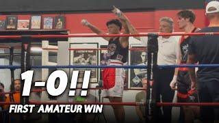 SELF TAUGHT BOXER BECOMES AN AMATEUR BOXER!! (FIRST AMATEUR BOXING MATCH)