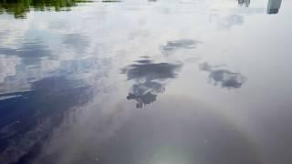 Полеты на коптере. Набережная в Москве