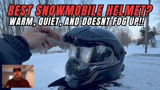 Best Modular snowmobile helmet for 2025: CKX AMS Mission DOT approved fog free no need to plug in