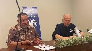 Guam Department of Education officials provide update on school openings