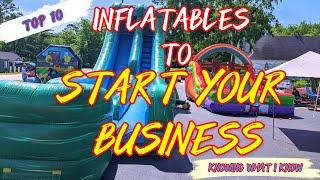 Top 10 Must-Have Inflatables to Start Your Inflatable Rental Business