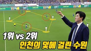 인천이 수원을 곤란에 빠트린 방법