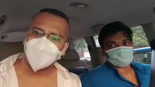 Mohit Advani, SSPWL Director and Pratik Ravjiani, Head SSPWL dropping nurses and staff to hospitals.