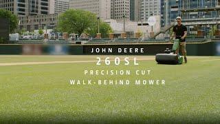 The Charlotte Knights and the 260SL PrecisionCut™ Walk Behind Reel Mower | John Deere Sports Turf