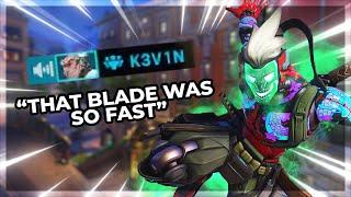 FASTEST OVERWATCH 2 BLADE! NECROS FASTEST GENJI GOD GM1 GHOST DASH POTG (SHOCKING GAMEPLAY) | NECROS