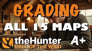 ALL 15 MAPS Graded on the Hunter Call of the Wild