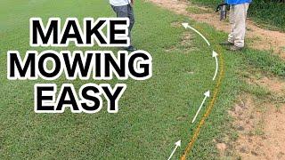 How to make MOWING EASY - TURF THERAPY