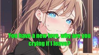 You have a new love, why are you crying if I leave?