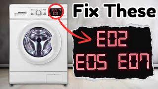 E02, E05, & E07 Washing Machine Errors: Fix These Now or Regret It!