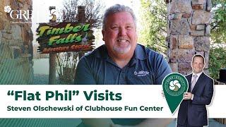 Community Banking Month | "Flat Phil" Visits Clubhouse Fun Center