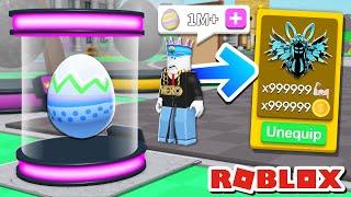 I bought TONS of EASTER EGGS and got the RAREST PET... (ROBLOX SABER SIMULATOR)