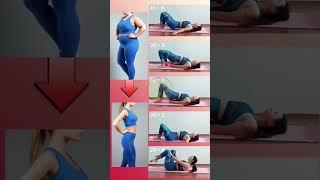 thigh fat burning exercises for women | hips kam karne ki exercise | yoga for weight loss #shorts