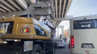 METRO MANILA SKYWAY STAGE 3 GROUND LEVEL TRAFFIC SITUATION SOUTH BOUND UPDATE 28 MARCH 2021