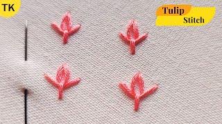 Mastering the Art of Hand Embroidery Stitches: Tulip Stitch Tutorial 