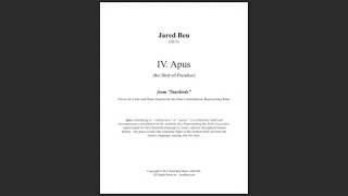 IV. Apus, the Bird-of-Paradise (from Starbirds, 2013) for Cello and Piano by Jared Beu (Score/Audio)