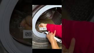Deep cleaning of washing machine rubber