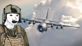 Spirit in the Sky but you're an AC-130H Spectre gunner during Operation Desert Storm