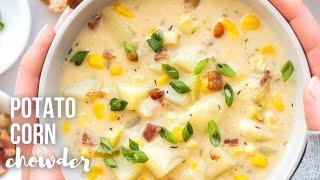 Potato Corn Chowder: the perfect summer soup! | The Recipe Rebel