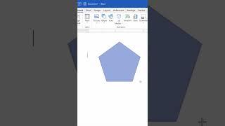 Insert Images into Shapes in Microsoft Word 🟦#shorts