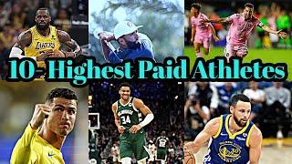 The World's 10 Highest Paid Athletes 2024  #NBA #soccer #football #golf