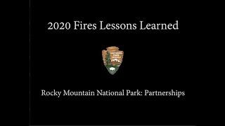 Rocky Mountain National Park Lessons Learned Partnerships