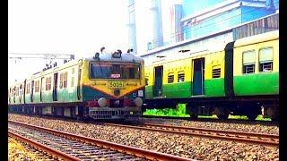 Double Line Crossing  Up & Down Trains  || Indian Railways