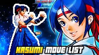 KASUMI TODOH MOVE LIST - The King of Fighters 2002 Unlimited Match (KOF2002)