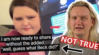 AMBERLYNN CAN'T "TAKE ACCOUNTABILITY" WITHOUT BLAMING BECK