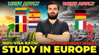 Best and Worst Countries for Study Visa of Europe | Study in Europe | 2025