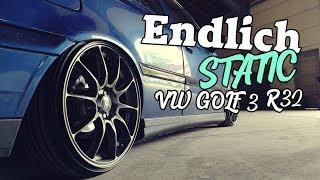 ENDLICH STATIC ! VW GOLF 3 R32 / FAHRWERK & FELGEN