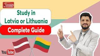 Study in Latvia or Lithuania | Study in Lithuania vs Latvia For Indian Students in 2025 Full Guide