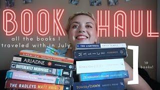 Book haul: the 19 books I traveled with in my carry ons from the US to France this July!