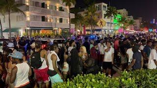 Ocean Drive Miami Beach Spring Break 2022