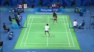 Indonesia vs Korea - Mixed Badminton Doubles - Beijing 2008 Summer Olympic Games