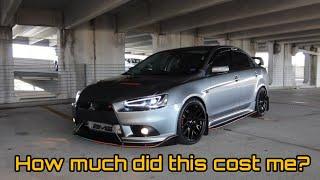 Mitsubishi Lancer / Ralliart / Evo X Full build breakdown