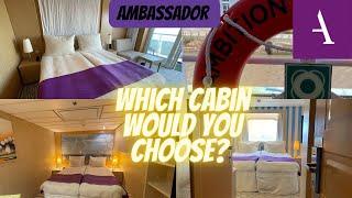 Ambassador | Ambition | Cabin Tours | Ship Tour