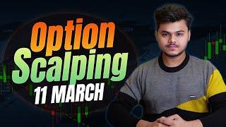 Intraday Live Trade || Option Buying Is Best ? || March 11 2025