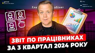 Податковий розрахунок об'єднаний звіт по найманих працівниках за 3 квартал 2024! Додаток 1 та 4ДФ